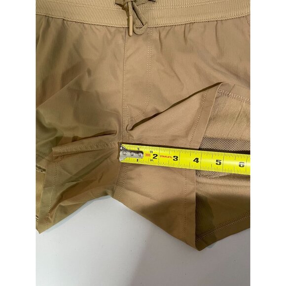The North Face Womens Aphrodite Motion Shorts XS Kelp Tan FlashDry - Picture 12 of 15